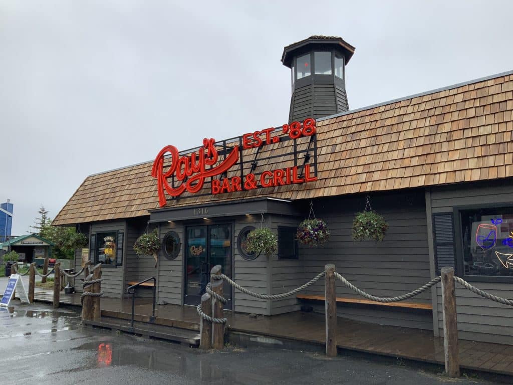 Ray's Bar & Grill Front LED Roof Sign
